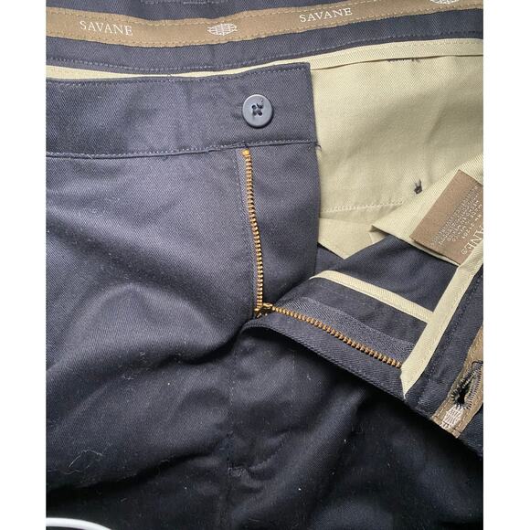 NWT - Men's Classic Fit Pleated - Non-Wrinkle Pants - Picture 4 of 13